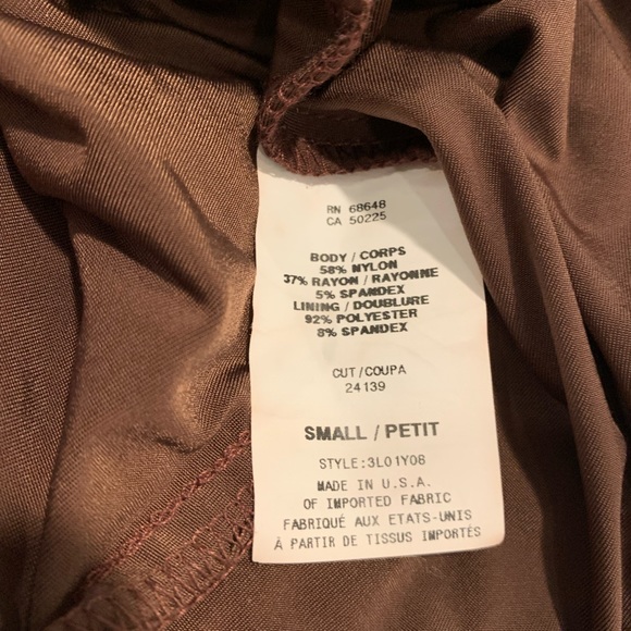 ABS Allen Schwartz burgundy lace dress, size S (fits like a 4) - Picture 8 of 9